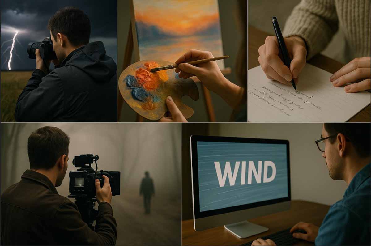 Capturing Weather in Visual and Written Art